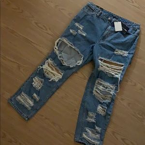 FN Get Ready Distressed Boyfriend Jeans